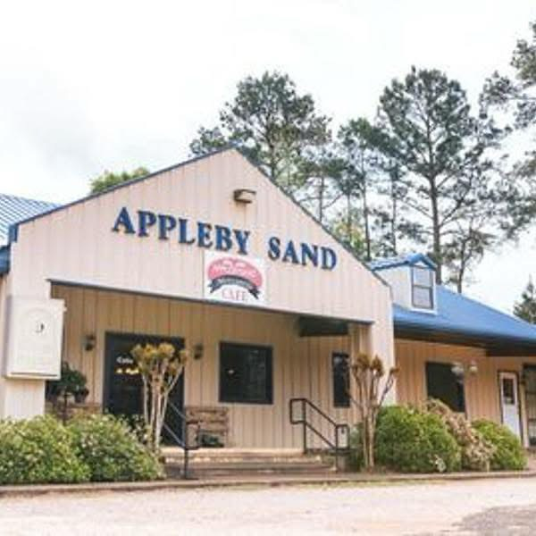 The Appleby Sand Mercantile and Cafe storefront in Nacogdoches, Texas